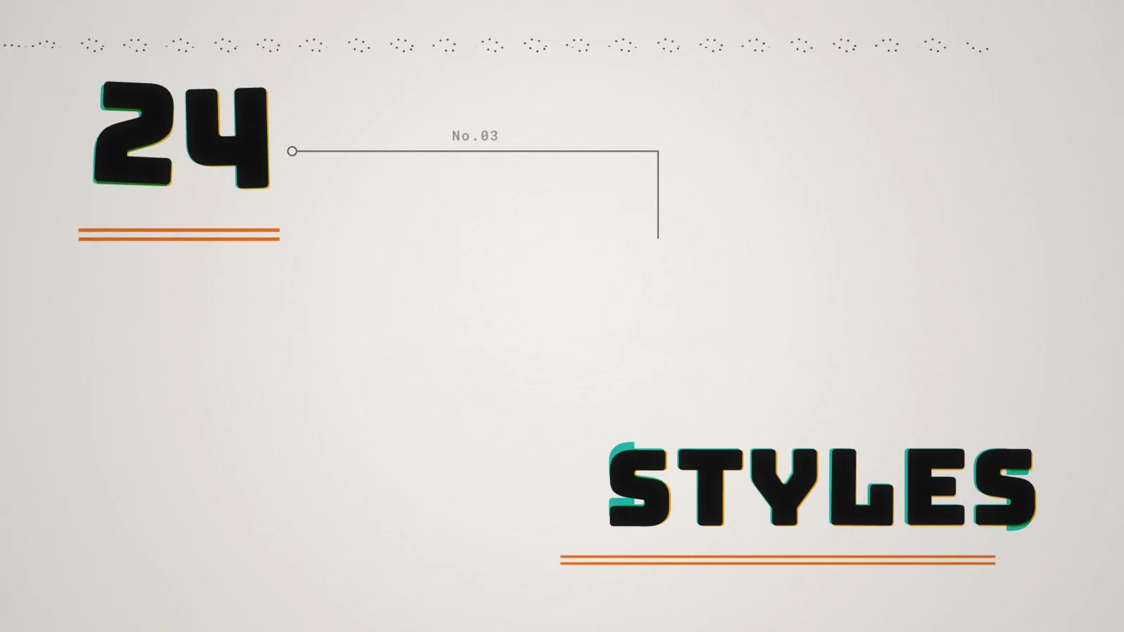Lyric scene frame: 24 styles